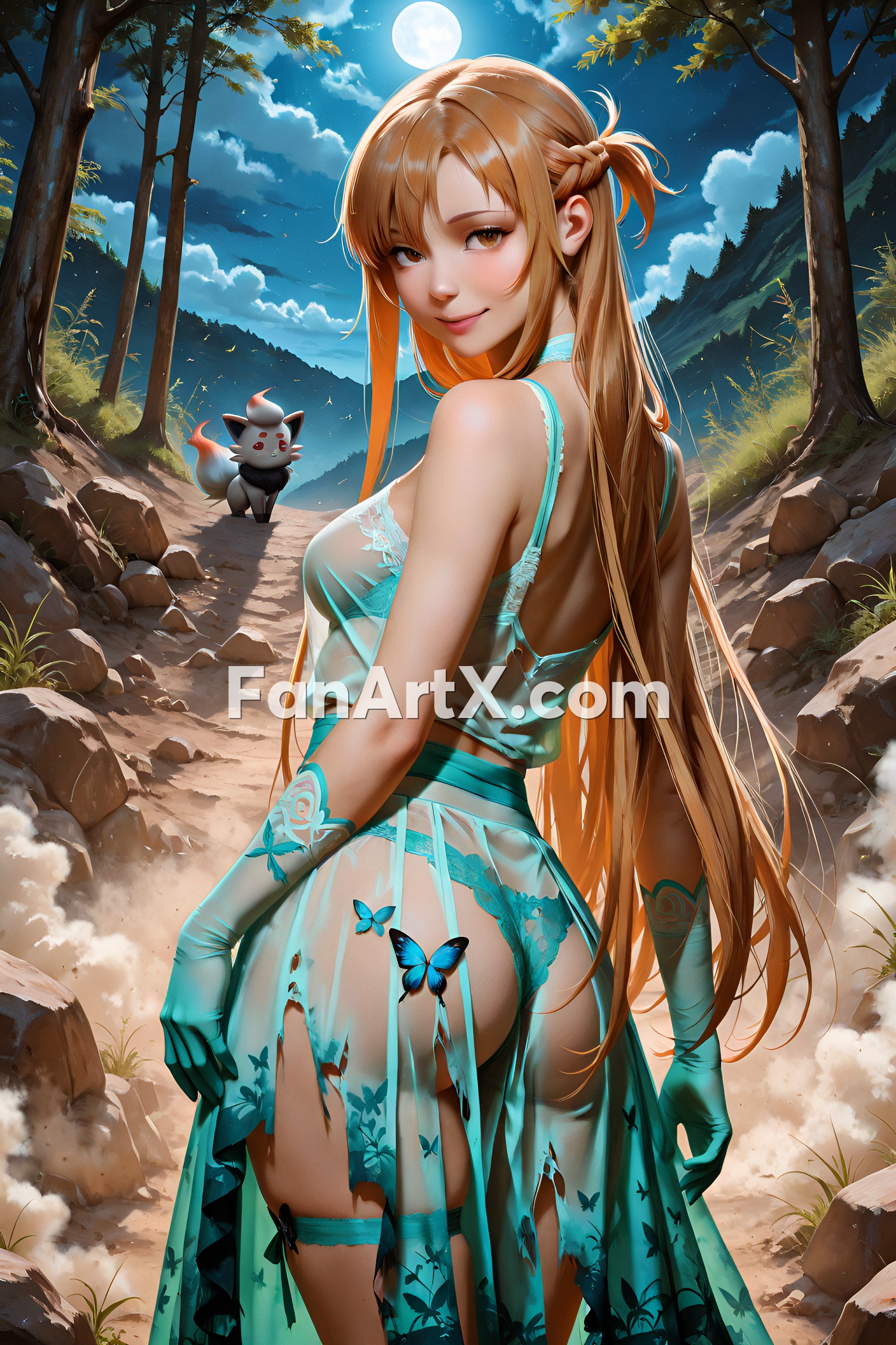 Sao Asuna Yuuki Fanart - Sword Art Online character 5957946